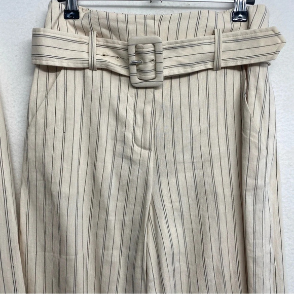 SET Veronica Beard SUIT Armada Blazer Jacket Dexter Trouser Pants Ecru Stripe 2 - Picture 8 of 12